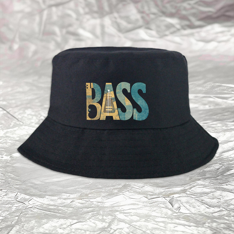 Outdoor Adventure Festival - 1 BASS 프린트 패턴 버킷햇, 남녀공용