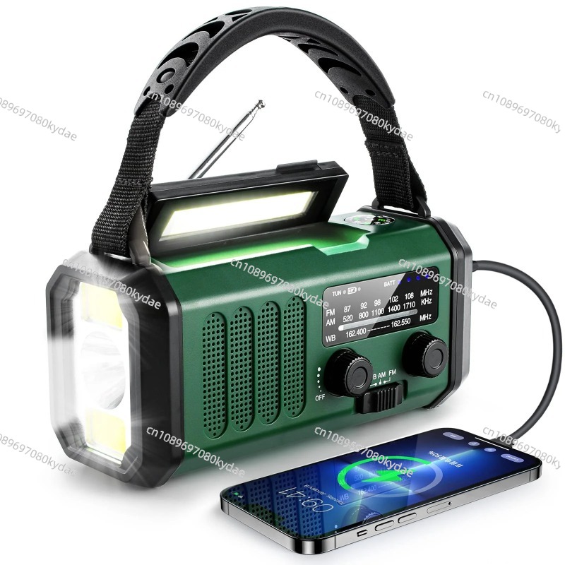 Emergency Radio Solar - 10000/20000mAh 배터리 비상용 수동 크랭크 날씨