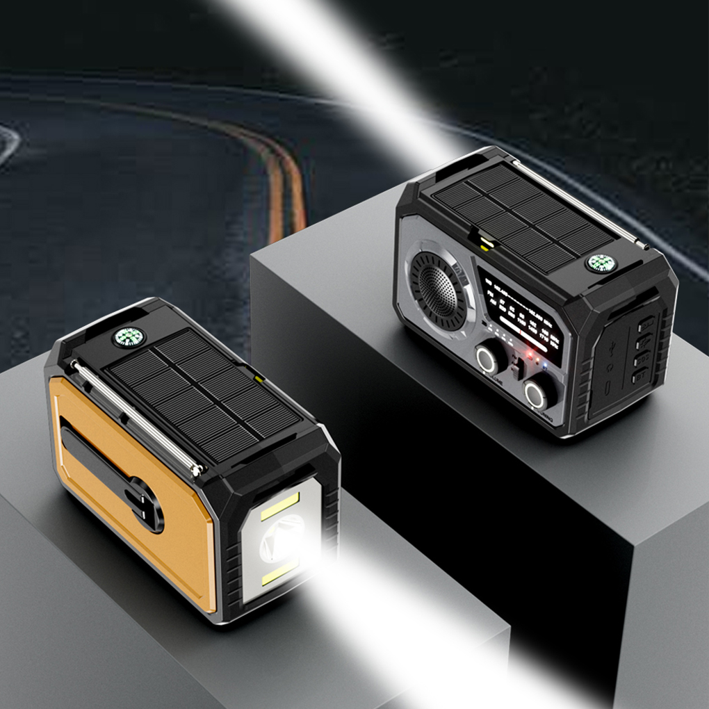 Emergency Radio Solar - 16000mAh AM/FM/WB NOAA 비상 기상 라디오