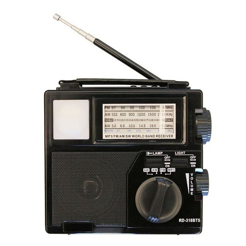 Emergency Radio Solar - A42T-태양광 휴대용 비상 라디오 음악 플레이어