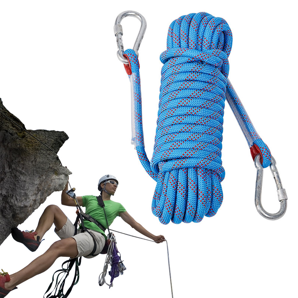 10mm 야외용 정적 래펠링 로프(2개의 후크 포함)  - Rope Climbing Static 리뷰 및 가격
