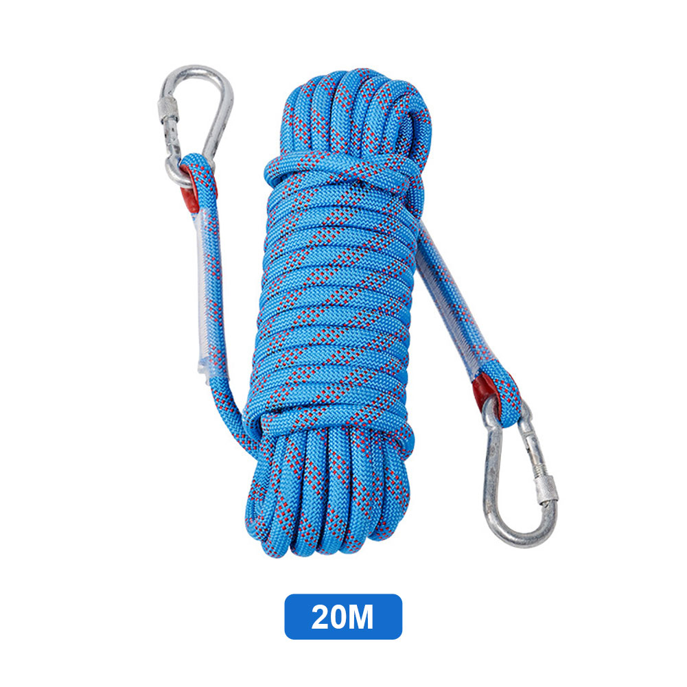 10mm 야외용 정적 래펠링 로프(2개의 후크 포함)  - Rope Climbing Static 리뷰 및 가격