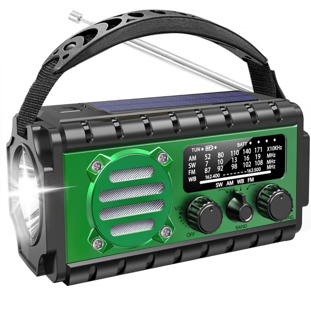 휴대용 태양열 수동 크랭크 비상 라디오 20000mAh - Emergency Radio Solar 리뷰 및 가격