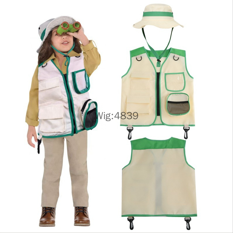 야외 어린이 모험 정장 의상 어린이를위한 모자와 캠핑  - Outdoor Adventure Movies 리뷰 및 가격