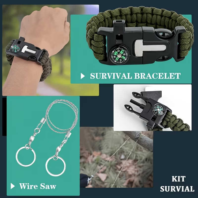 242종 생존 키트 - 야외 모험 여행 캠핑 스포츠 사 - Adventure Outdoor Equipment 리뷰 및 가격