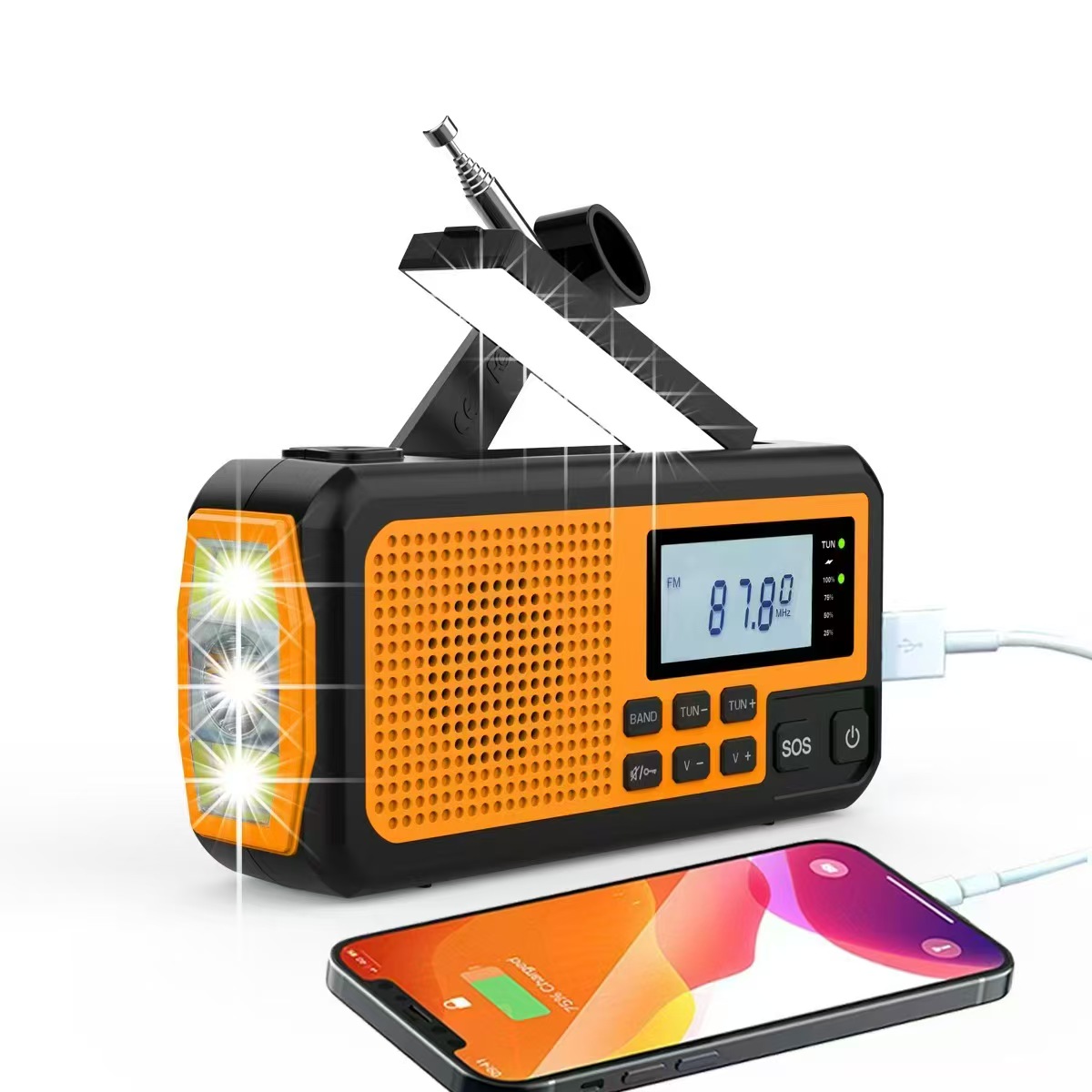 스페인 크리스마스 선물용 비상용 태양광 라디오 핸드 크 - Emergency Radio Solar 리뷰 및 가격