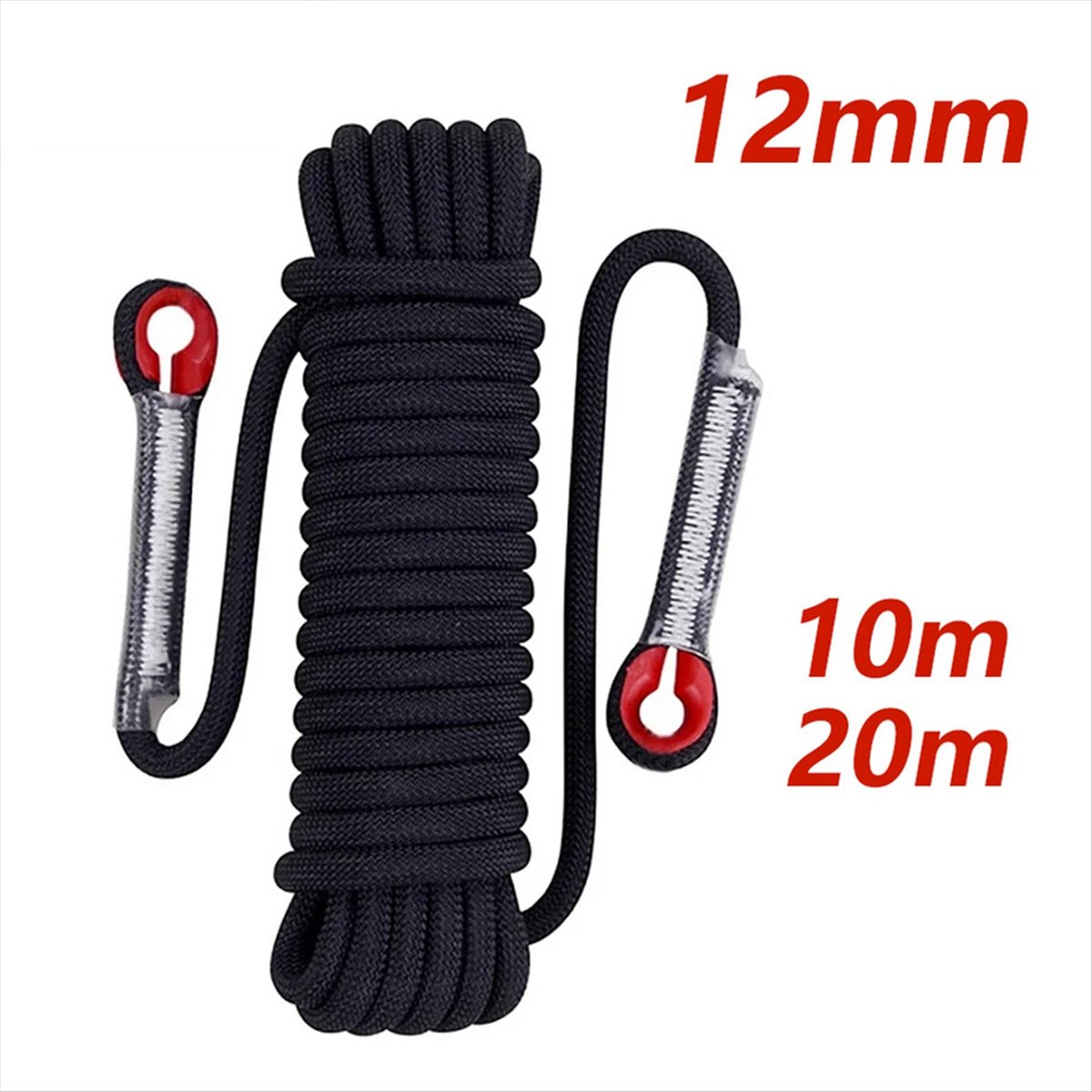 새로운! 12mm 안전 로프 등반 로프 정적 암벽 등반 - Rope Climbing Static 리뷰 및 가격