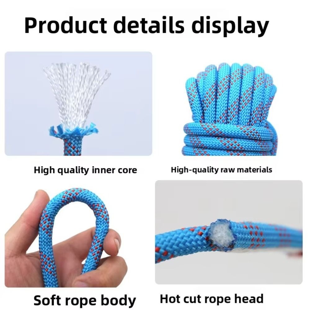 두꺼운 10mm 안전 로프 고강도 정적 암벽 등반 로프 - Rope Climbing Static 리뷰 및 가격