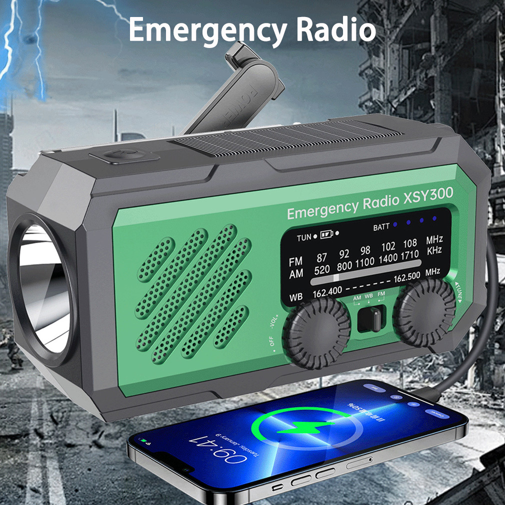 새로운 2000mAh 비상 라디오 LED 조명이 있는  - Emergency Radio Solar 리뷰 및 가격