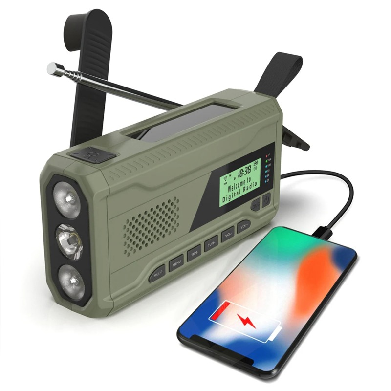 DAB/FM 블루투스 라디오 야외 비상 라디오 4500 - Emergency Radio Solar 리뷰 및 가격